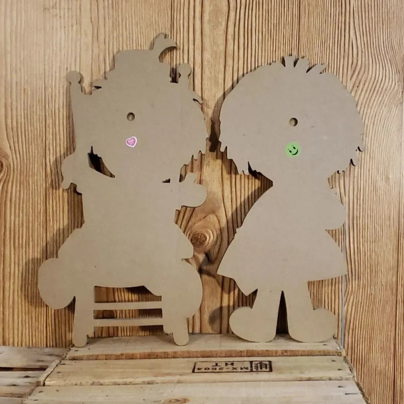 Raggedy Ann and Andy placquards 1972 GOOD CONDITIO - Picture 4 of 8